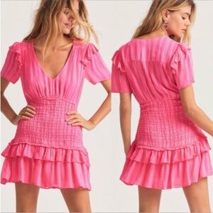 LoveShackFancy pink dress - S